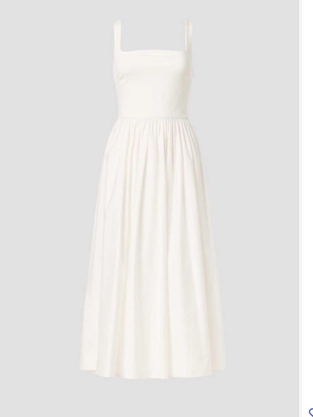 Sophie Rue Cream Square-Neck Maxi Dress